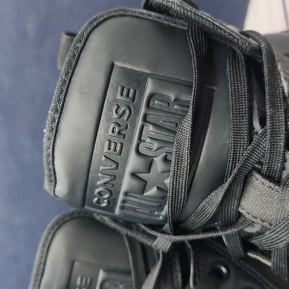 Converse Chuck Taylor High Street Triple Black Sneakers Size Men's 9 - Picture 4 of 12